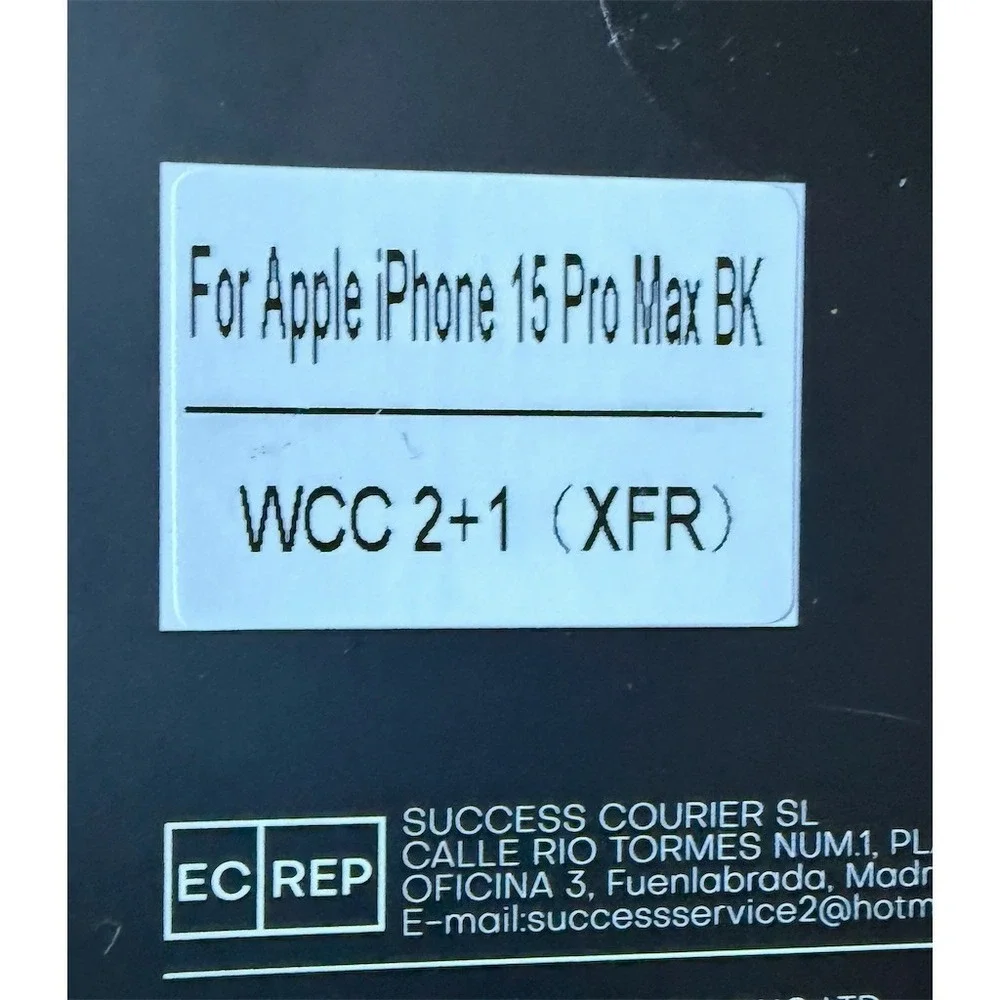 TOCOL Privacy Tempered Glass Screen Protector for iPhone 15 Pro Max 1 Pack